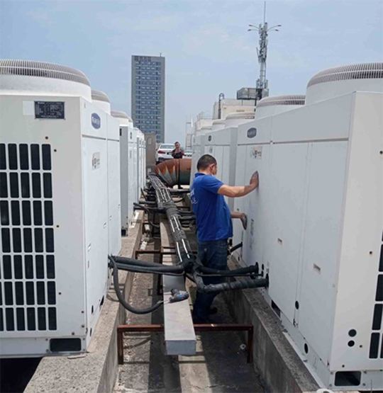 宁晋中央空调制热和不制冷系统维修方法